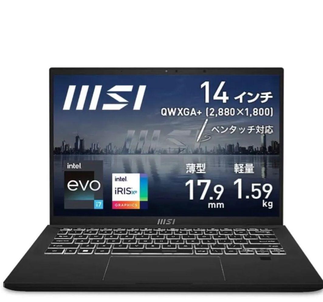 Windowsノート本体 MSI E14FlipEvo A13MT