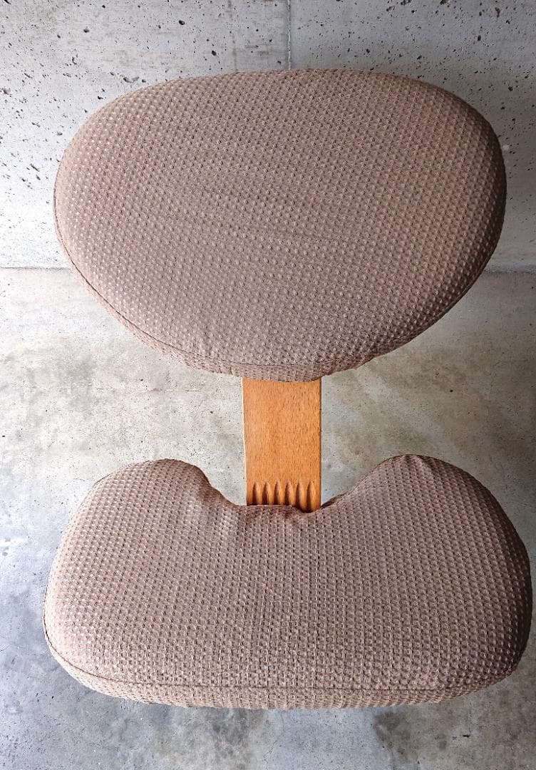 【良品】サカモトハウス バランスチェアイージー　ライトグリーン　カバー付き