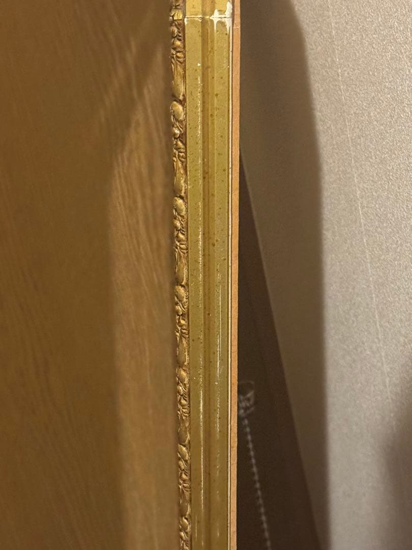 イタリア製　ウォールミラー　スタンドミラー　姿見　鏡　アンティーク