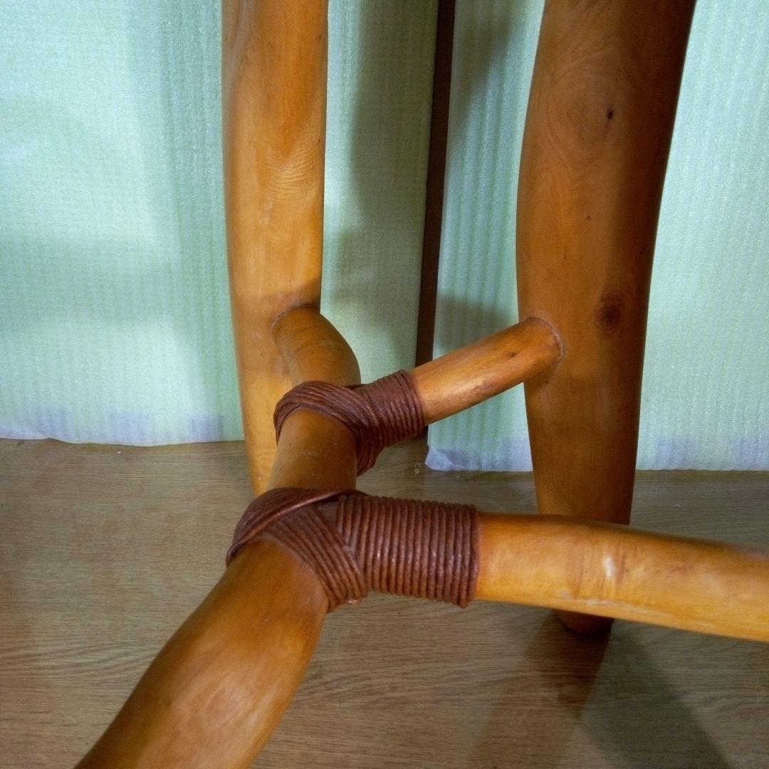 自然木の椅子　芸術作品　家具　ハンドメイド　木の癒し　一点物