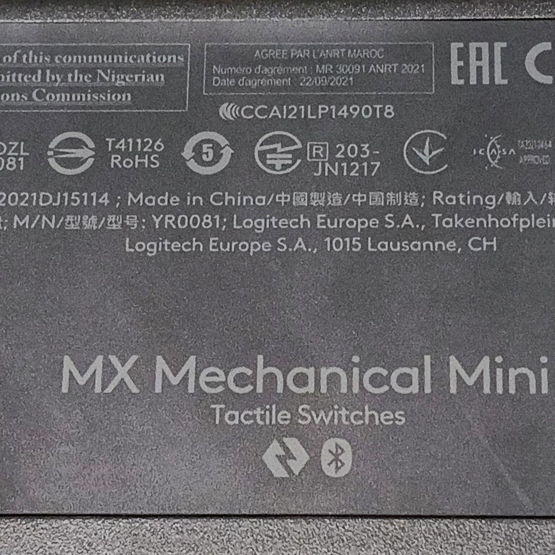 ロジクール MX Mechanical Mini ロープロ キーボード♡L81