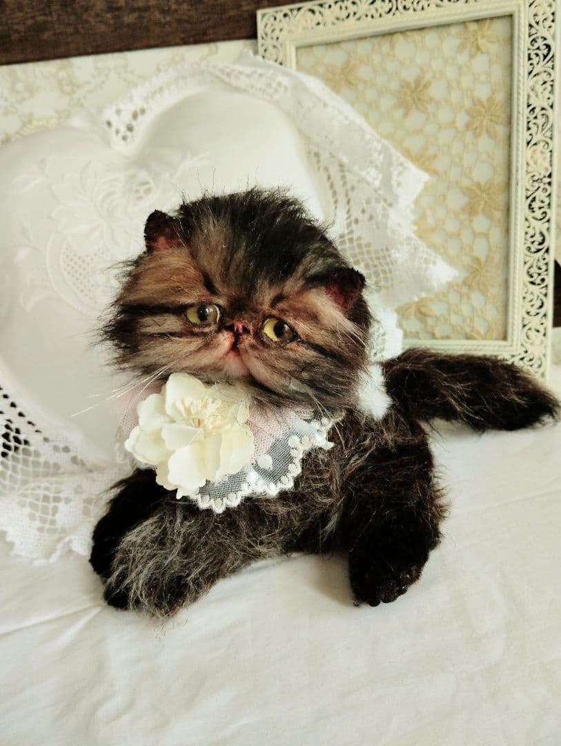 生後３ヶ月♡ペルシャ子猫ちゃん♡アートドール♡ぬいぐるみ♡