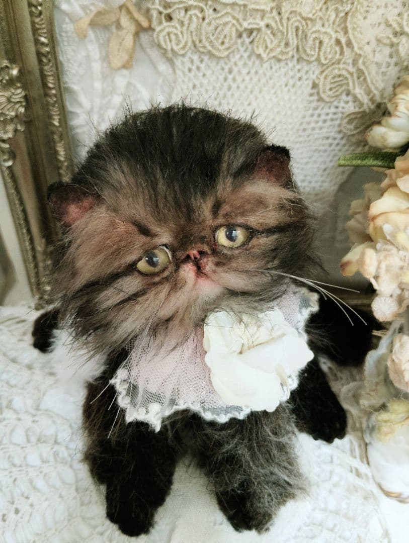 生後３ヶ月♡ペルシャ子猫ちゃん♡アートドール♡ぬいぐるみ♡