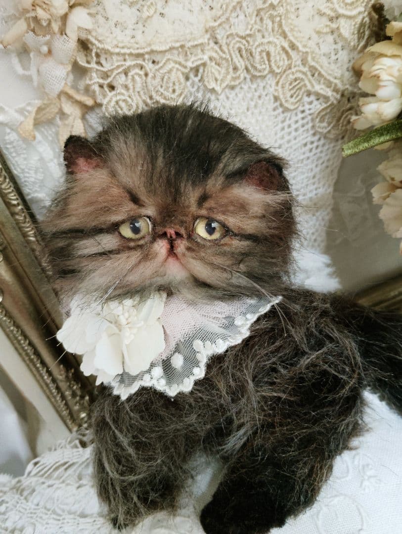 生後３ヶ月♡ペルシャ子猫ちゃん♡アートドール♡ぬいぐるみ♡