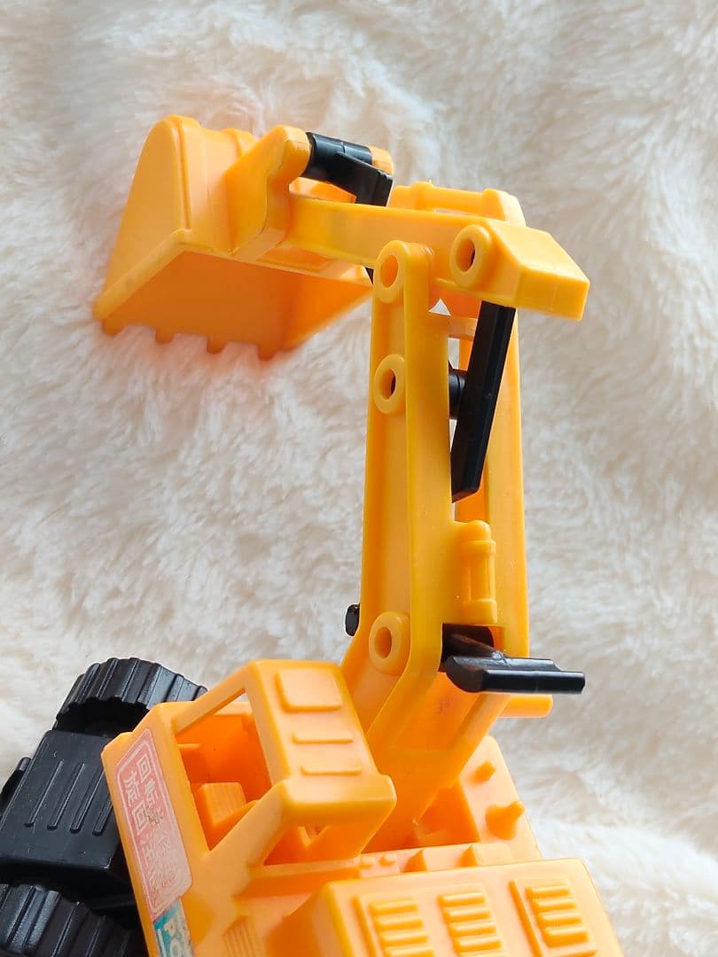 ショベルカー　ミニチュア　レトロ　ミニカー　平成　廃盤　日本製　ヴィンテージ