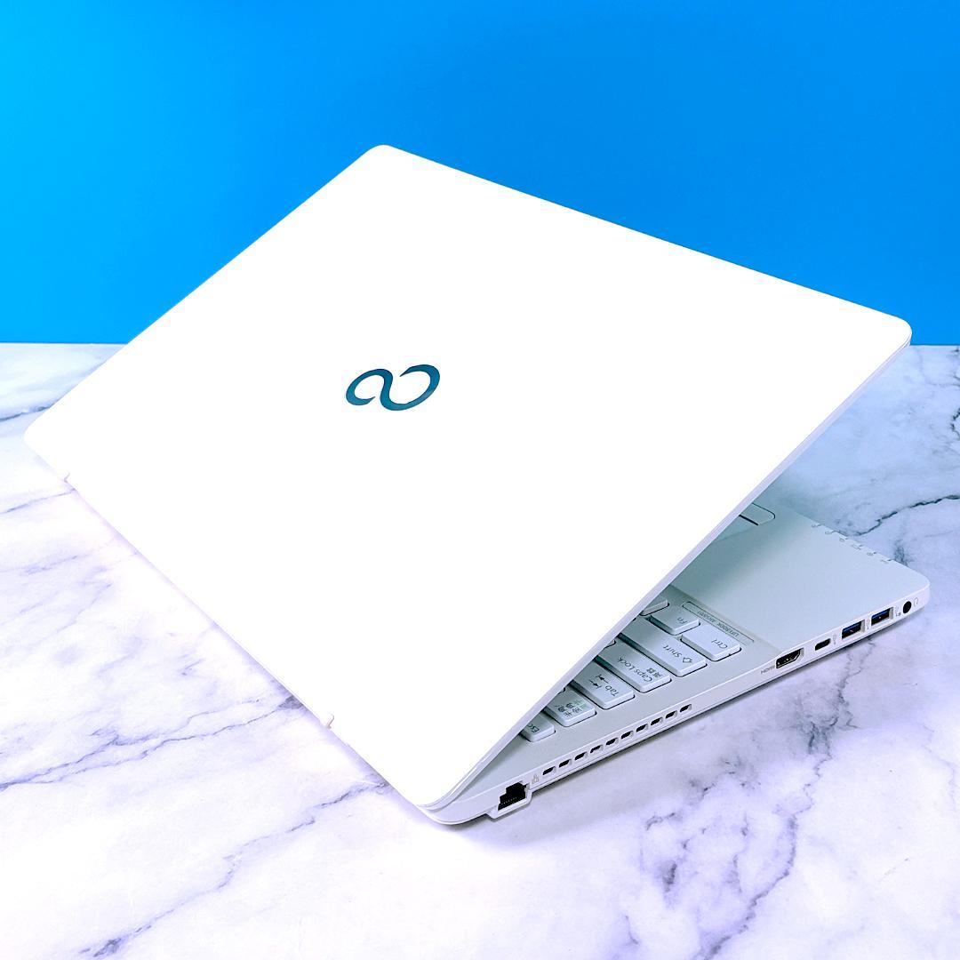 美品☆Corei7・8GB・SSD・MSOffice付 ホワイト ノートパソコン