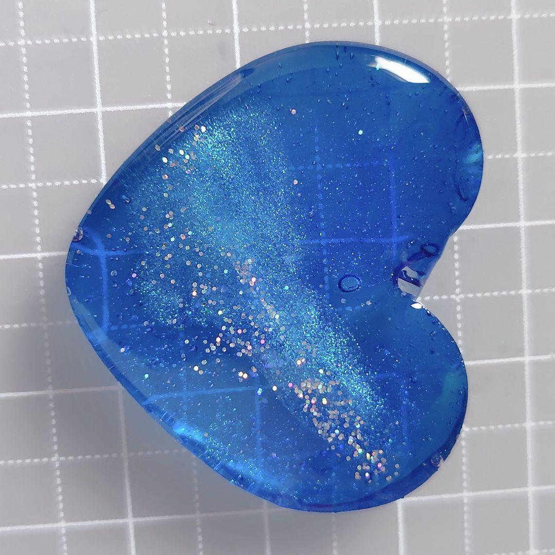 924.ハート型　宇宙　ハンドメイドレジンアクセサリー
