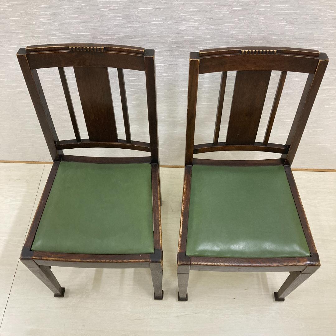 アンティーク　ダイニングチェア　椅子　２脚セット