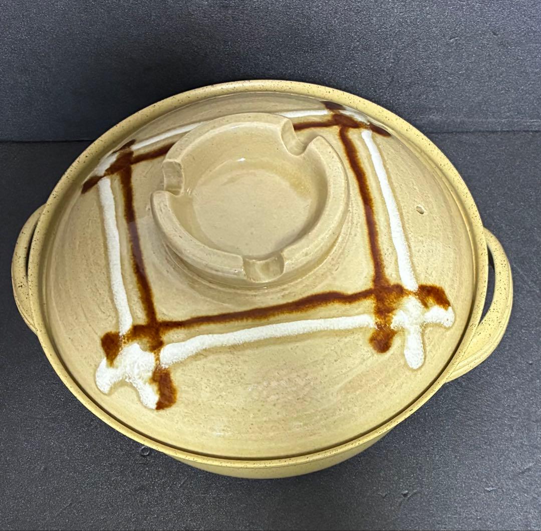 FUJINOS IH対応　土鍋　10号（5〜6人用）　5.3ℓ 蓋付き