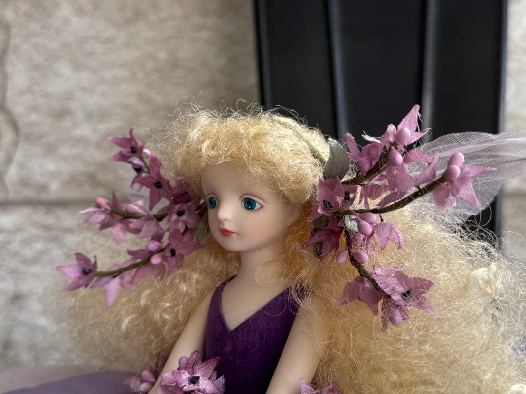【希少新品⭐️若月まり子さん創作 お花の妖精人形♪ 】ビスクドール
