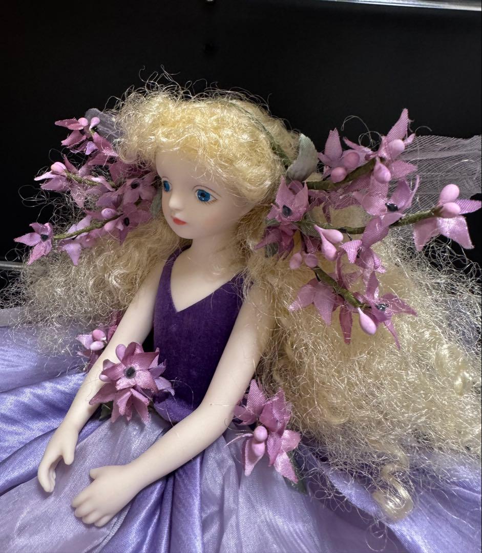 【希少新品⭐️若月まり子さん創作 お花の妖精人形♪ 】ビスクドール