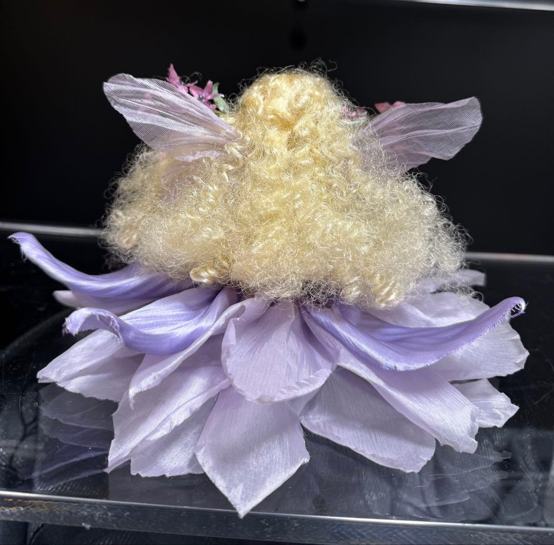 【希少新品⭐️若月まり子さん創作 お花の妖精人形♪ 】ビスクドール