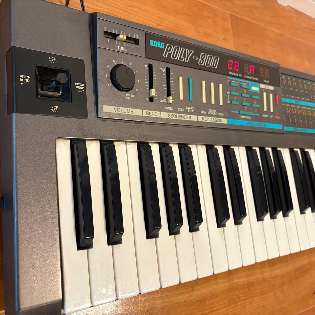 【ジャンク品】KORG POLY-800 シンセサイザー 49鍵