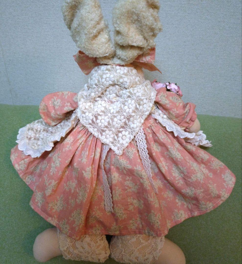 カントリードールバニーちゃん(ブルー花籠)