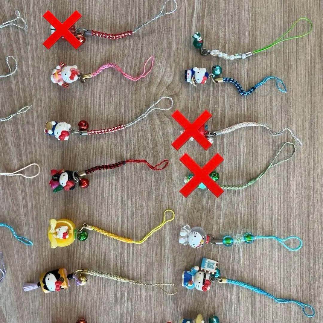 ハローキティ ストラップ　キティ　コレクション 57個　ご当地　まとめ売り