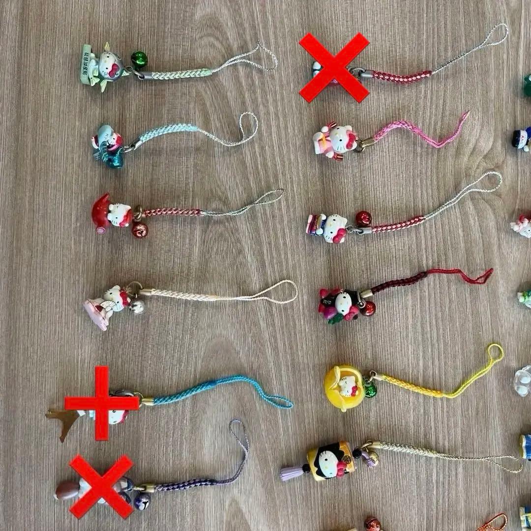 ハローキティ ストラップ　キティ　コレクション 57個　ご当地　まとめ売り