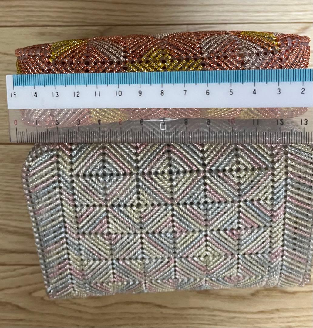 ❇️希少美品❣️ビーズ刺繍 クラッチバッグ 2点セット