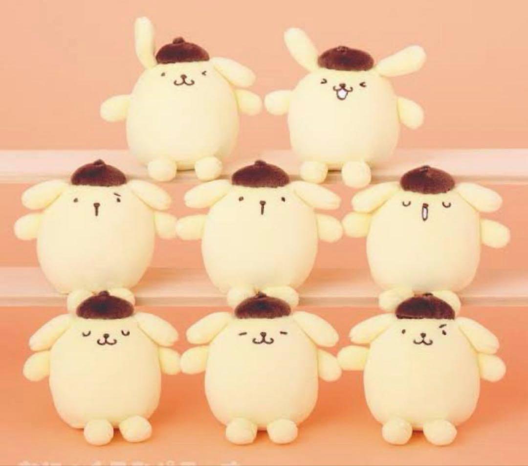 ポムポムプリン マスコット　ポムポムコレクション　むにゅぐるみ