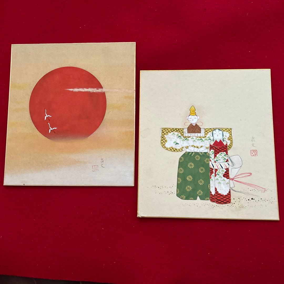 色紙掛軸&色紙セット