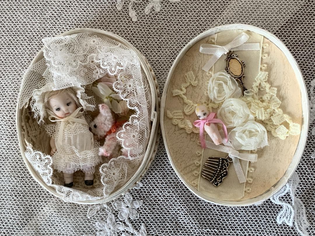 ✨期間限定✨シンディ♥カルトナージュボックス付　ビスクドール　ミニョネット