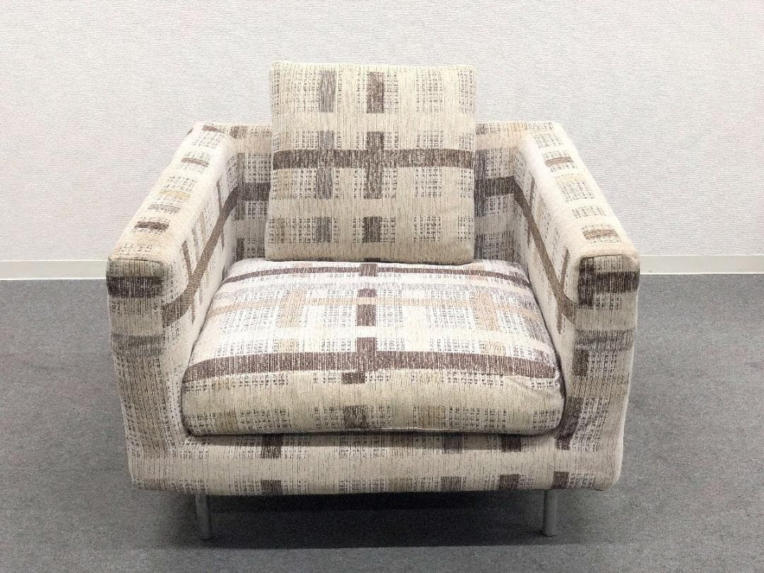 ■moooi■ブティックシングル 　1Pソファ　チェック柄　マルセル・ワンダース