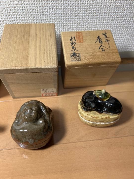 677 香合　4客　未使用