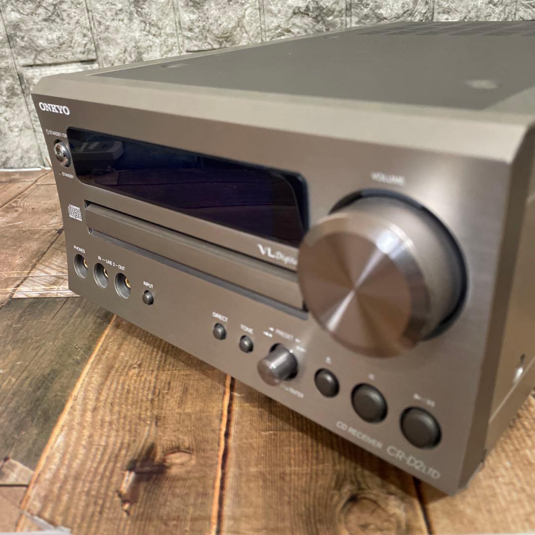 #910 ONKYO CD/FMチューナーアンプ CR-D2LTD リモコン付