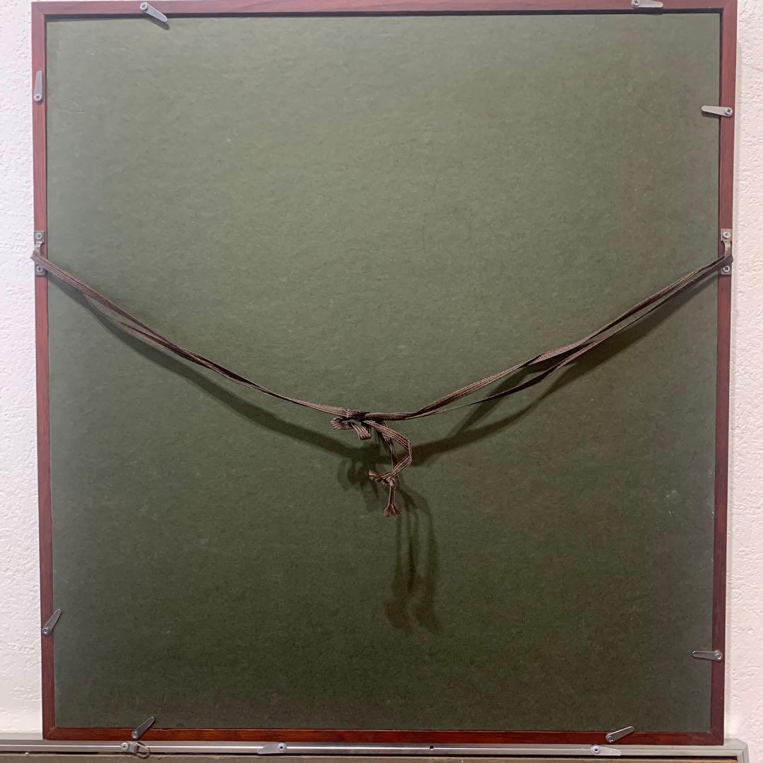 絵画　水彩肉筆画　真作　姫野陸郎『お花』柳川 旧立花邸　1986年作