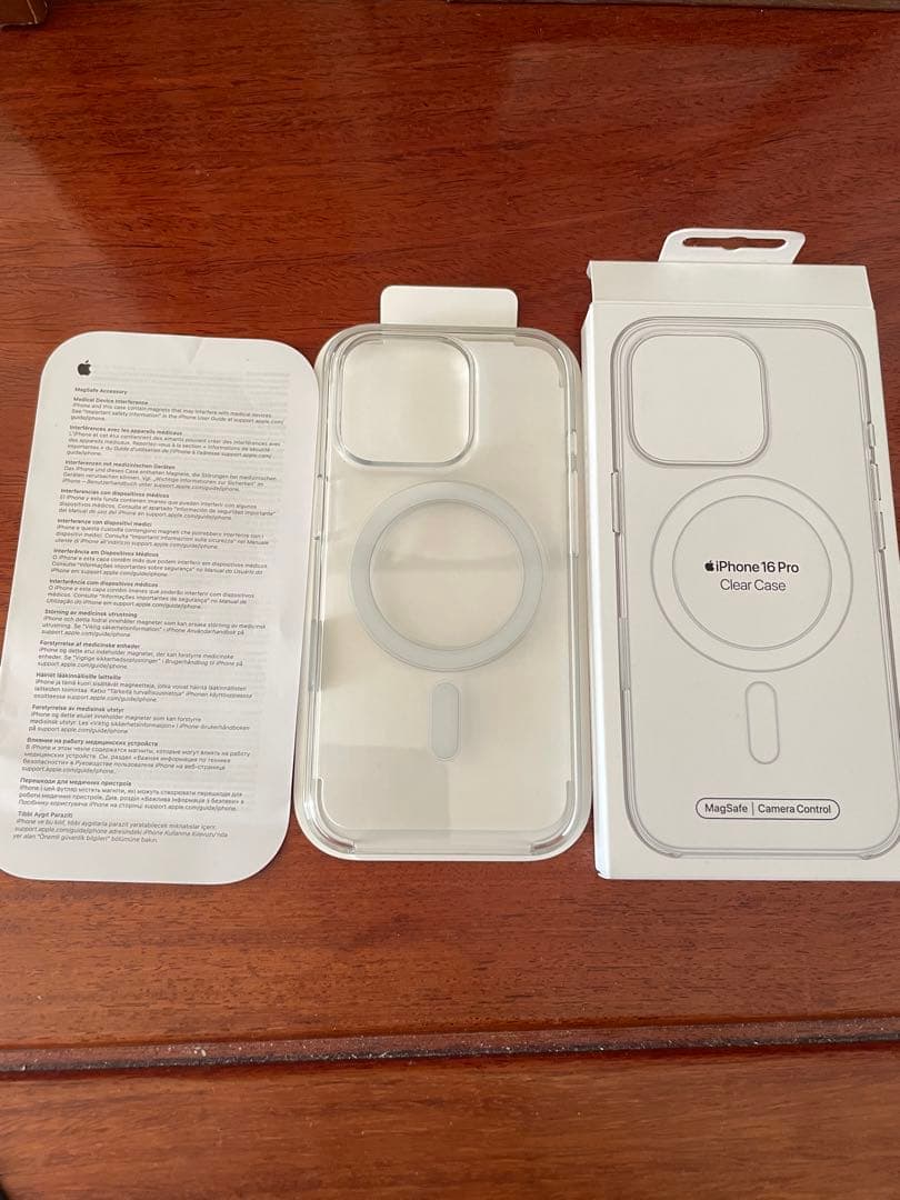 【 美品】iPhone 16Pro MagSafe クリアケース