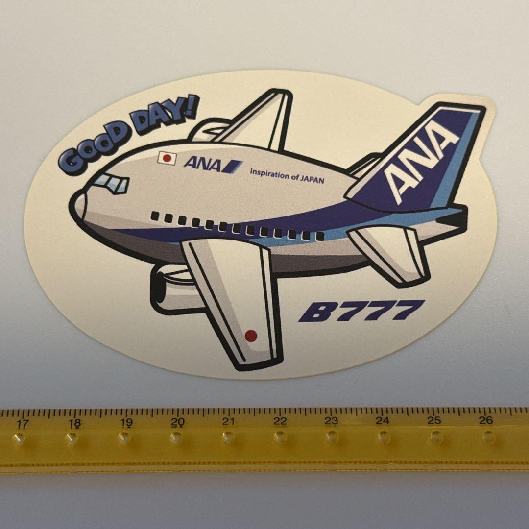 【レア非売品】ANA 777 国際線 ステッカー 日本 富士山