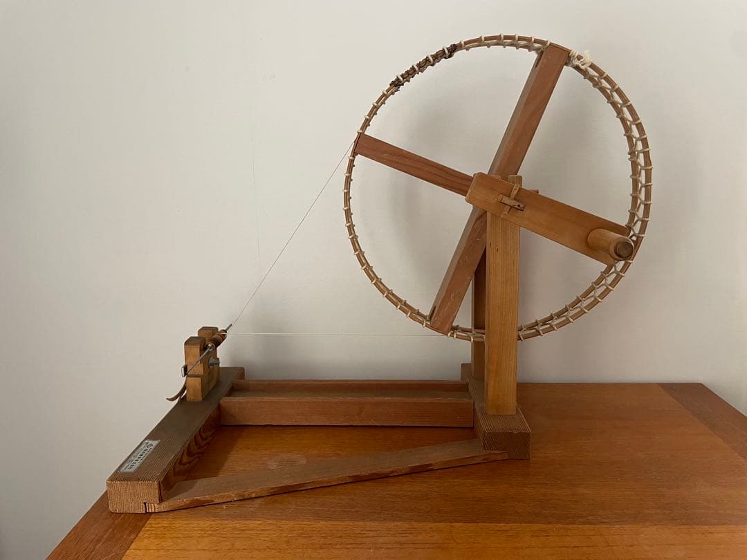 稲垣機料 管巻機 機織り道具