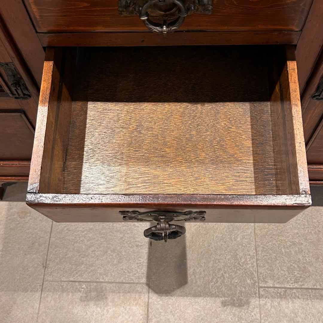 ♥英国アンティーク カップボード 食器棚 ステンドグラス