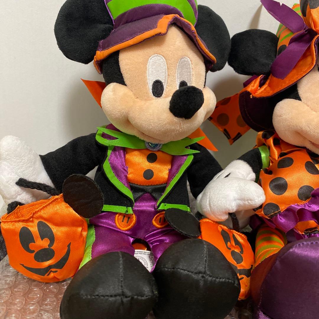 【新品・タグ付き】ディズニーパークス　ハロウィン　ぬいぐるみ　ミッキー&ミニー