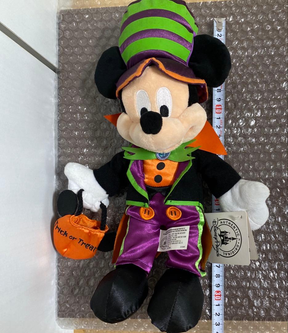 【新品・タグ付き】ディズニーパークス　ハロウィン　ぬいぐるみ　ミッキー&ミニー