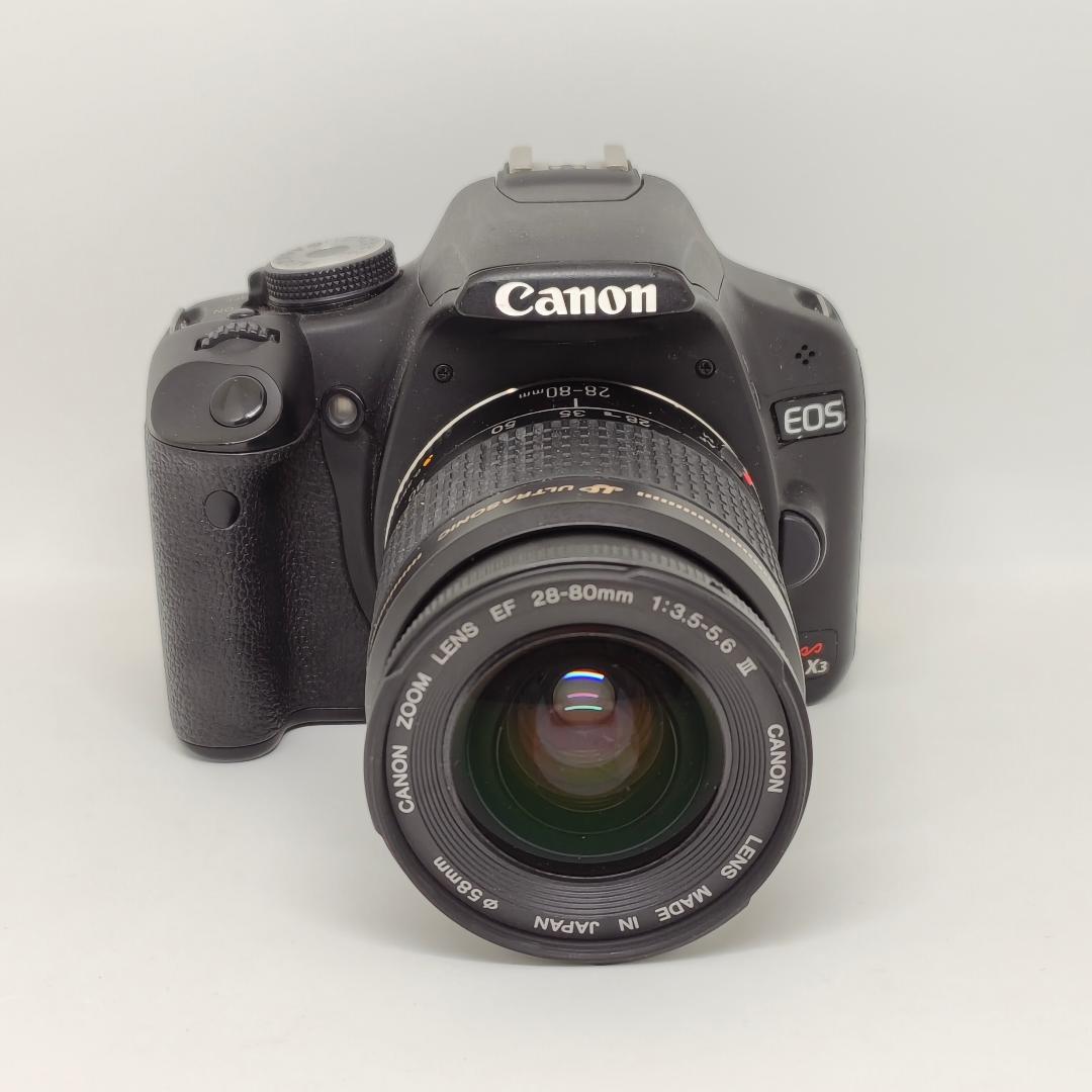 Canon EOS Kiss X3 デジタルカメラ レンズ3本セット リーダー付
