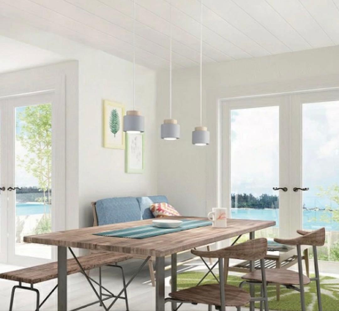 ダイコー 3灯一体ペンダントライト ナチュラル色 DXL-81406