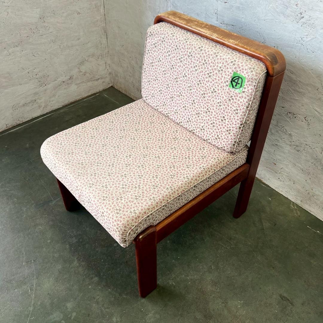 カリモク 1人掛けソファ ダイニングチェア ヴィンテージ家具 ④ Y1957