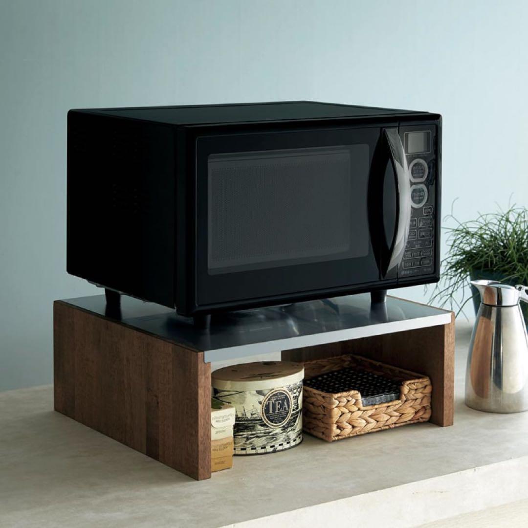 42706 奥行30 ステンレス天板ウッドラック