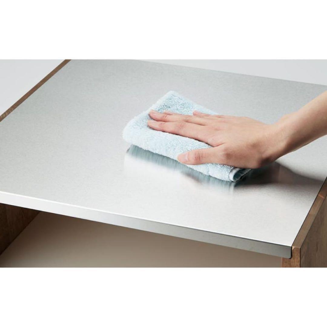 42706 奥行30 ステンレス天板ウッドラック