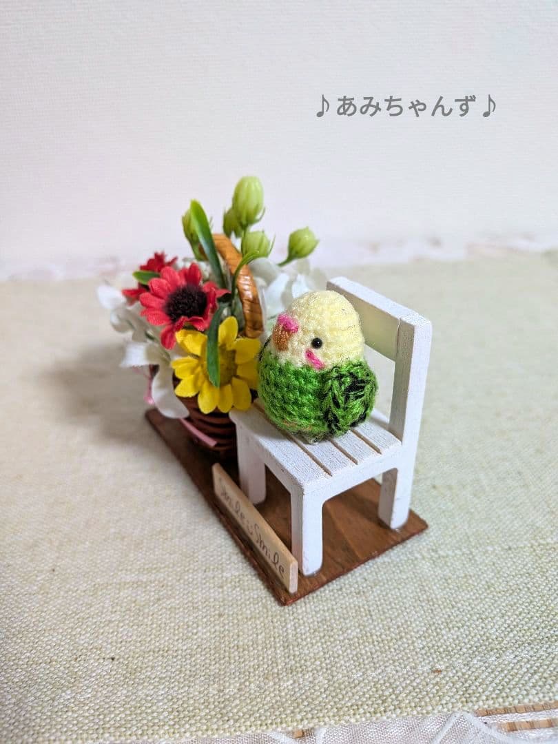 ❇miniミニインコの飾り❇