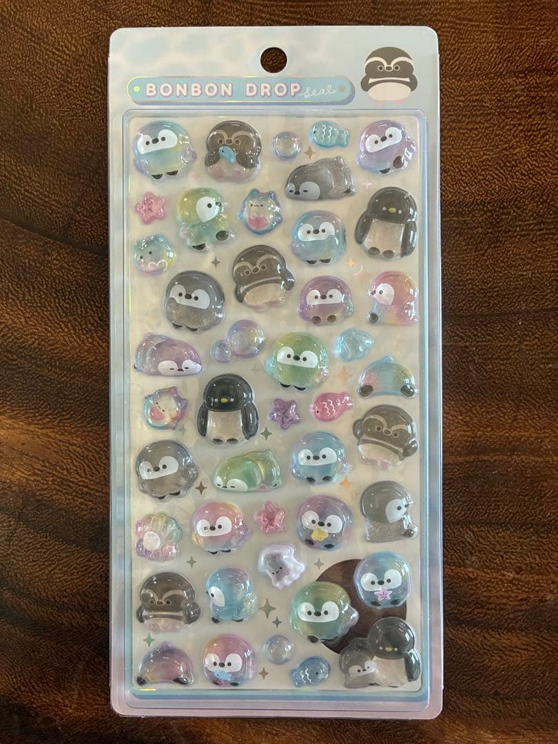 ボンボンドロップシール　水族館限定　6枚セット