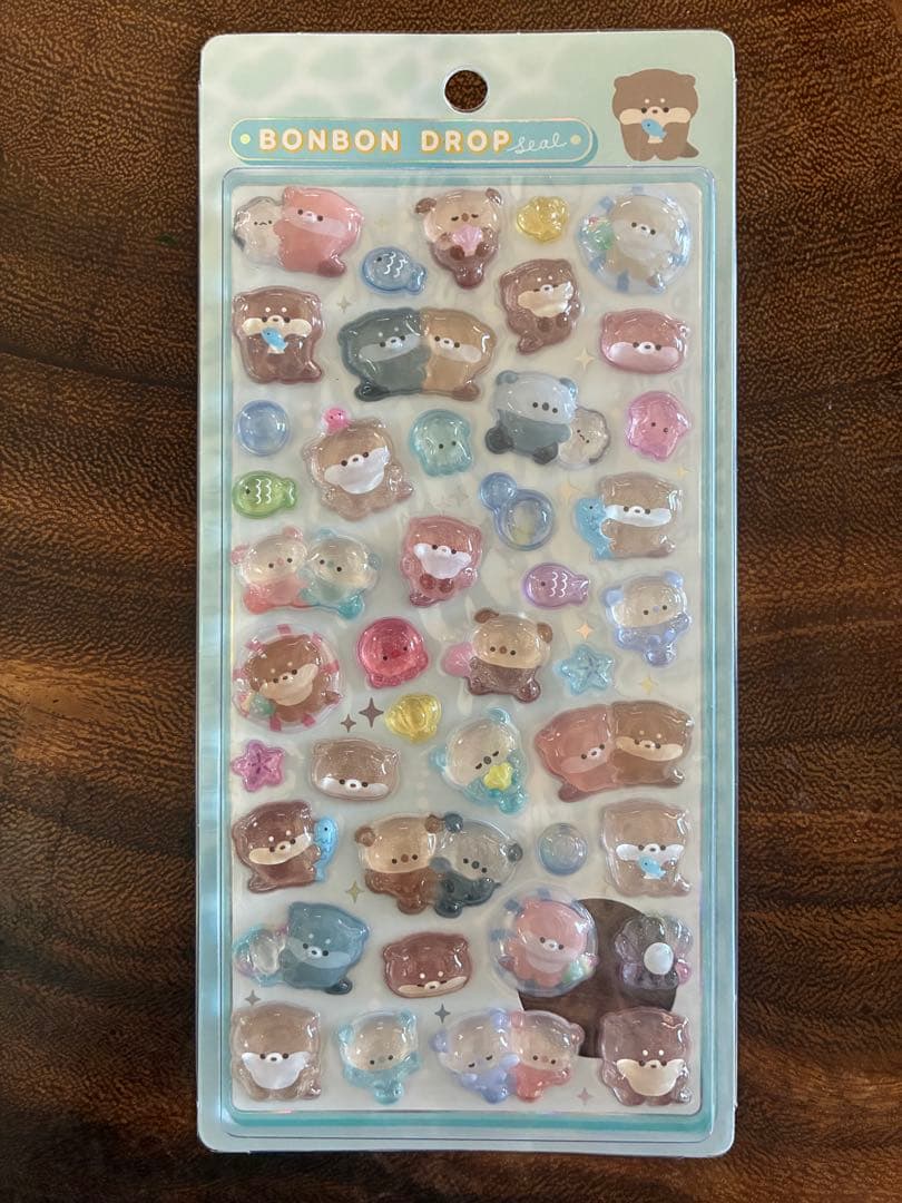 ボンボンドロップシール　水族館限定　6枚セット