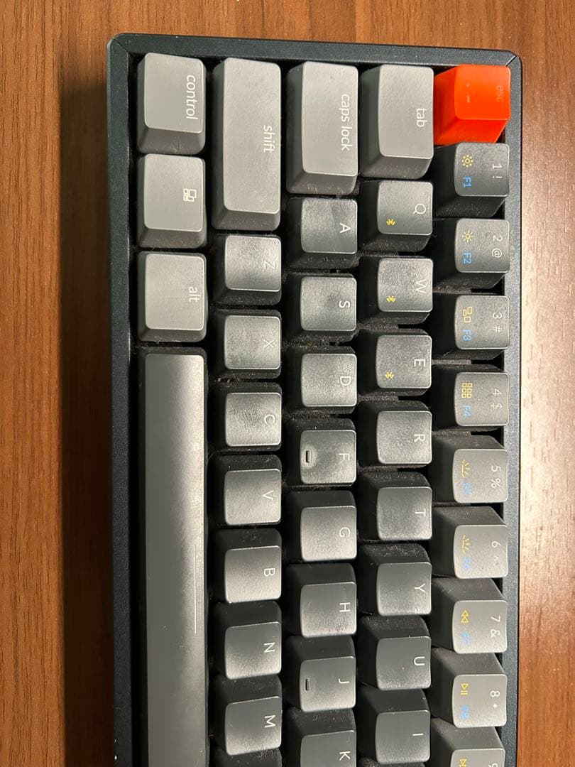 Keychron K6 キーボード 本体 茶軸 パームレスト付き