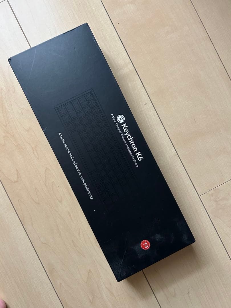 Keychron K6 キーボード 本体 茶軸 パームレスト付き