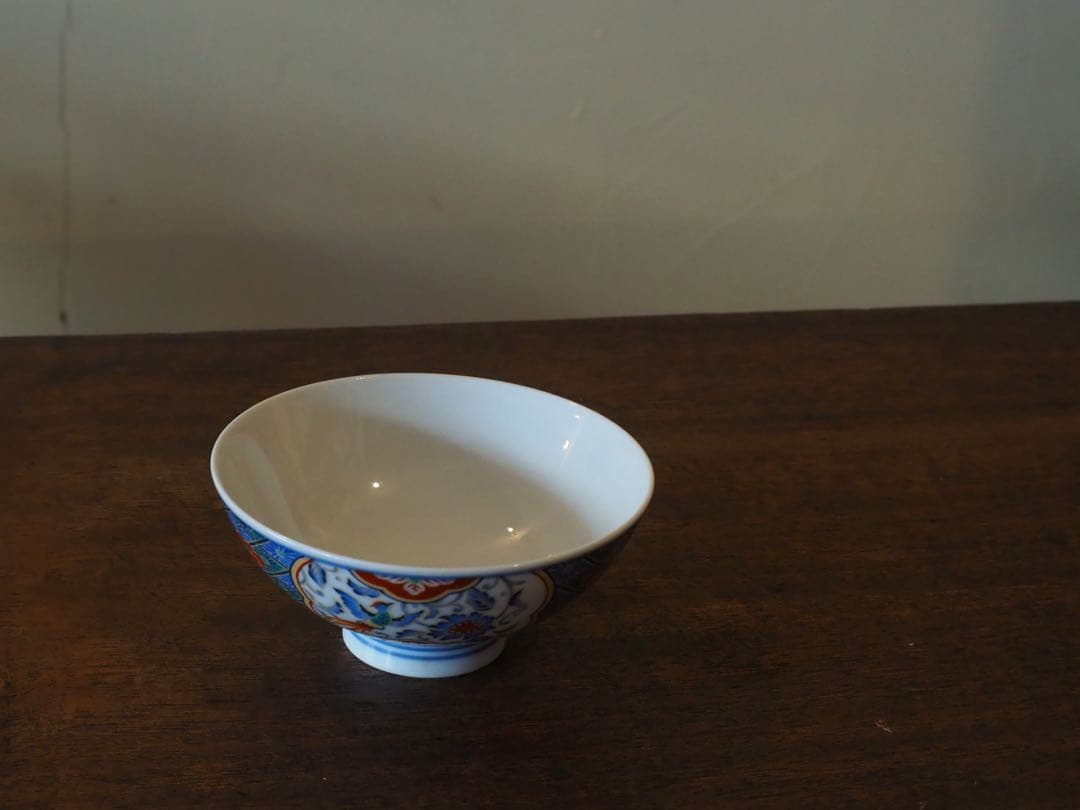 有田焼 彩窯 茶わん 茶碗 飯碗 絵変わり 4客