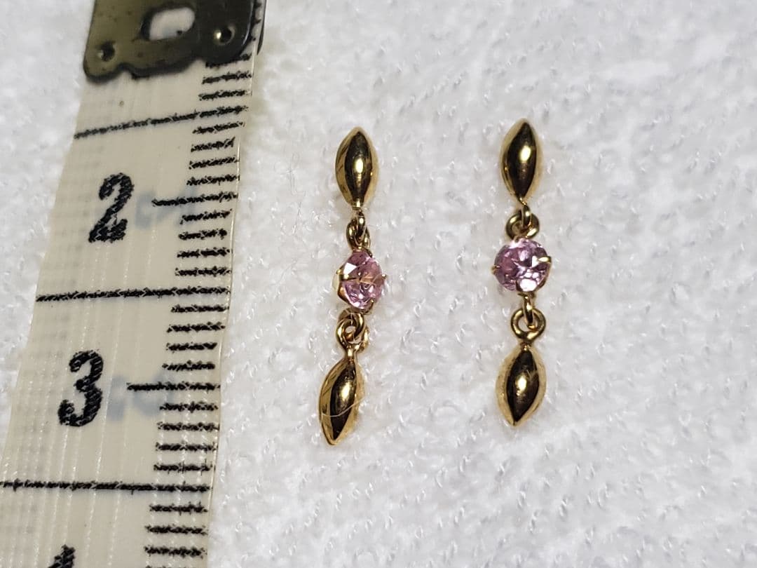 LIEJEリエジュ 18Kピンクトルマリンピアス