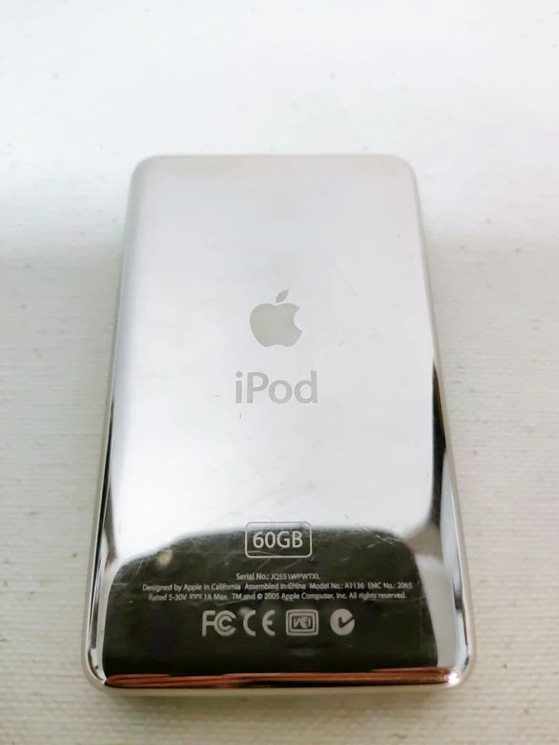 iPod classic 60GB 動作確認済み
