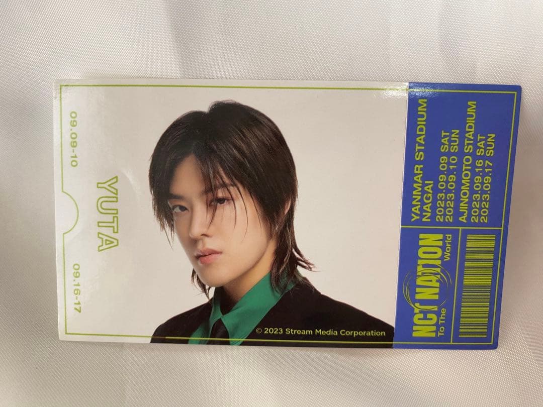 NCT NATION2023 ユウタ アクスタ+ピンバッジ+アクキー+ステッカー