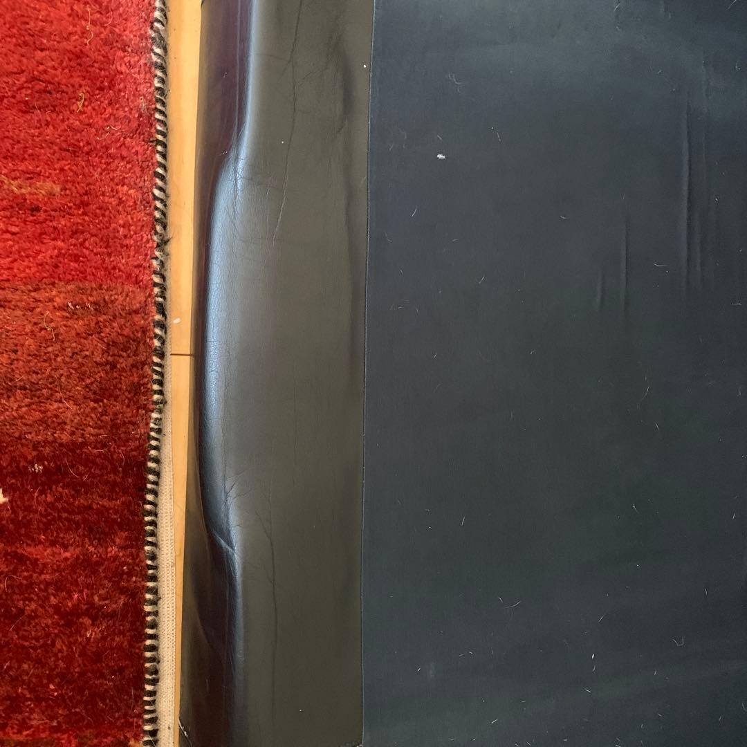 難あり　送料+300円　大型本革ソファー　３人掛　定価100万円　たのメル便込