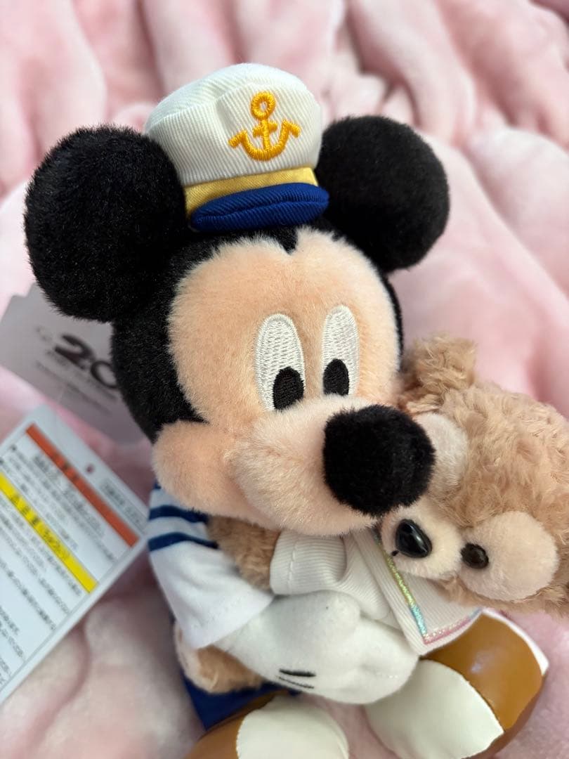 ミッキー &ダッフィー　ぬいぐるみバッジ